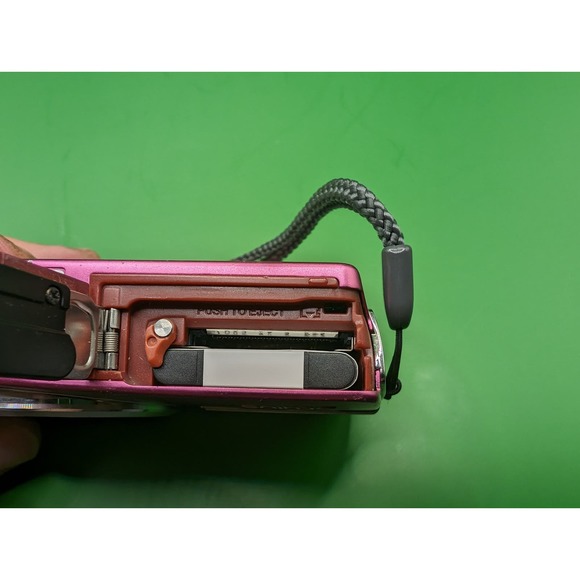 COPY - Olympus STYLUS 840 Pink Digital Zoom Camera 8 Megapixel For Parts - Picture 5 of 8